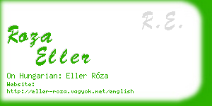 roza eller business card