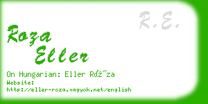 roza eller business card